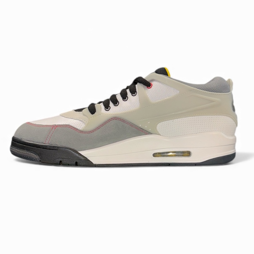 Nike Air Jordan 4 RM PRM IB8052-100 White Fire Red Black Smoke Gray Men’s 12.5